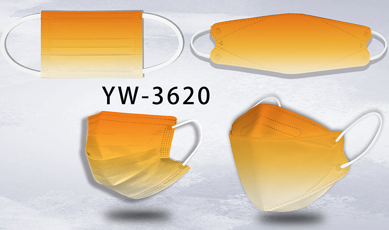 Digitaal gedrukt masker met verlooppatroon